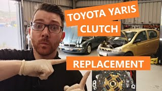 Toyota Yaris Clutch Replacement [upl. by Sybyl]