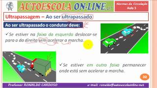 20 NORMAS DE CIRCULAÇÃO  Mudança de Direção Ultrapassagem Prioridade [upl. by Gus]