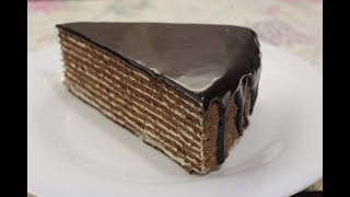 8Layer Chocolate Spartak Cake Торт Спартак Russian Chocolate Cake Recipe [upl. by Helga985]