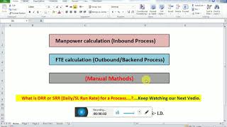 FTE Calculation amp Manpower Calculation  WFM [upl. by Ecirehc]