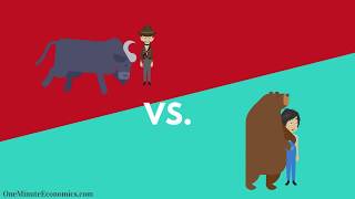 Bull and Bear Markets Bullish vs Bearish Explained in One Minute From Definition to Examples [upl. by Lesko]