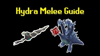 OSRS HYDRA MELEE GUIDE  TAKE NO DAMAGE [upl. by Aloysius]