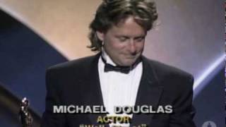 Michael Douglas Wins Best Actor 60th Oscars 1988 [upl. by Cottle]