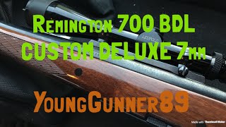 Remington 700 BDL Custom Deluxe 7mm Rem mag [upl. by Kung]