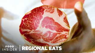 How Capocollo Gabagool Is Made In Italy  Regional Eats  Food Insider [upl. by Pero]