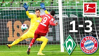 Lewandowski Keeps Scoring  SV Werder Bremen  FC Bayern München  13  Highlights  Matchday 25 [upl. by Savadove]