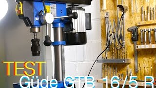 Güde GTB 165 Standbohrmaschine Test German [upl. by Nahseez]