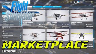 Microsoft Flight Simulator Marketplace Explained [upl. by Wurst]