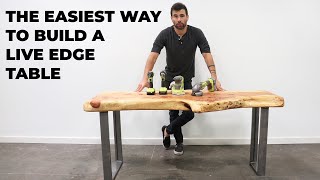 The Easy Way to Make A Live Edge Table [upl. by Meekyh]