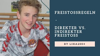 Freistoß Regeln  Direkter vs Indirekter Freistoß im Fußball [upl. by Merce]