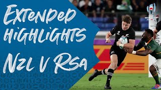 Extended Highlights New Zealand 2313 South Africa  Rugby World Cup 2019 [upl. by Anicul784]