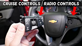 STEERING WHEEL CONTROLS RADIO CRUISE CONTROL SWITCH REPLACEMENT REMOVAL CHEVROLET [upl. by Kreager]