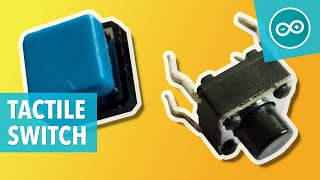 PUSH BUTTON  TACTILE SWITCH  Arduino tutorial 5 [upl. by Euqinom]