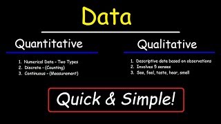 Qualitative and Quantitative [upl. by Debera]