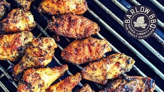 How to Make Grilled Chicken Wings  Weber Genesis Gas Grill  Barlow BBQ [upl. by Warwick]