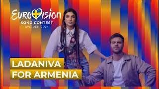 Ladaniva for Armenia 🇦🇲  Eurovision 2024 [upl. by Mail]