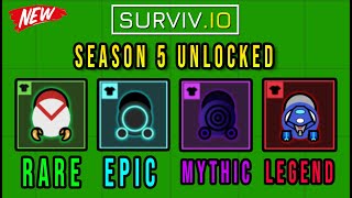 SURVIVIO SEASON 5 BATTLEPASS ALL ITEMS UNLOCKED [upl. by Desimone]