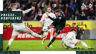 1FC Köln  SV Werder Bremen 01  Pressekonferenz  SV Werder Bremen [upl. by Ailenroc]