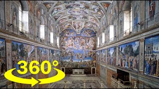 Sistine Chapel 360° 4K [upl. by Harry45]