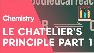 Le Chateliers Principle Part 1  Reactions  Chemistry  FuseSchool [upl. by Dnalloh688]