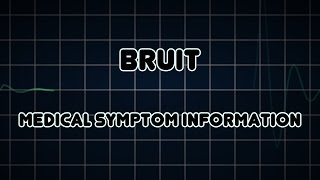 Bruit Medical Symptom [upl. by Ammon]