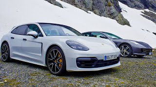 Porsche Panamera Turbo Sport Turismo vs Ferrari GTC4Lusso V12  Top Gear Series 26 [upl. by Aneel]