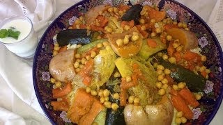 Couscous marroquí el auténtico ✅ Autenticul couscous marocan Recette couscous [upl. by Sila]