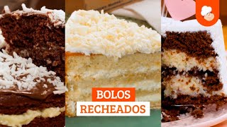 Bolos recheados — Receitas TudoGostoso [upl. by Clemens]