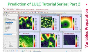 LULC Prediction Tutorial Part 2 Variables Preparation Distance from Road River Slope etc [upl. by Dalis]