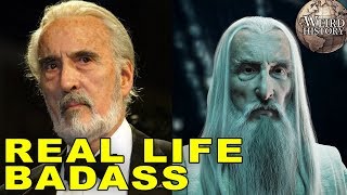 Actor Christopher Lee Was A Real Life Badass [upl. by Nirre]