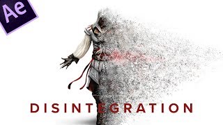 After Effects Tutorial Disintegration effect 2 minute Tut [upl. by Anneres]