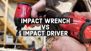 Impact Wrench vs Impact Driver  Whats The Difference [upl. by Pietje96]