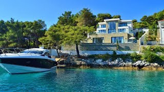 Beautiful seafront villa on the island of Brac Croatia [upl. by Anividul]