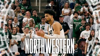 Michigan State Mens Basketball Senior Night vs Northwestern  Cinematic Highlight  Mar 6 2024 [upl. by Nicole]