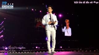 Yêu Lại Từ Đầu  Key Shinee Chunji Teentop Music Bank in HaNoi [upl. by Inwat]