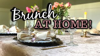 DIY BRUNCH IDEAS AT HOME Brunch Party Ideas amp Affordable Table Decor [upl. by Eninej]