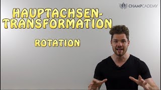 Hauptachsentransformation 23 Rotation Drehung [upl. by Nodyroc]