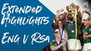 Extended Highlights England v South Africa  Rugby World Cup Final 2019 [upl. by Dame]