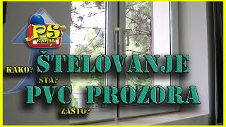 Štelovanje PVC prozora  zapinje i teško se otvara [upl. by Pang]