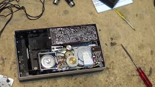 vintage Philips EL3302 Cassette recorder restoration [upl. by Laine487]