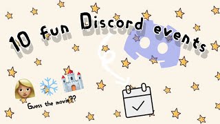 🎈 10 Discord event ideas  Simple amp fun [upl. by Windham895]