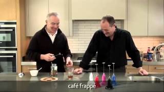 How to make a frappé coffee using an aerolatte milk frother [upl. by Tiertza]