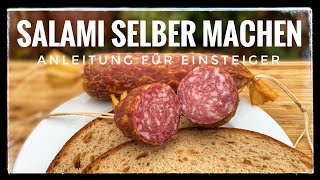 Salami selber machen  Anleitung für Einsteiger I The BBQ Bear I [upl. by Kos503]