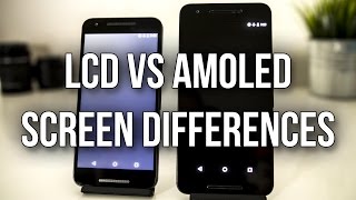 Differences Between AMOLED and LCD Screens  Test With Nexus 6P And 5X [upl. by Nnaylloh876]