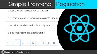 Simple Frontend Pagination  React [upl. by Elicia]