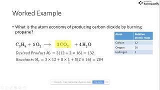 How to Calculate Atom Economy [upl. by Seek]