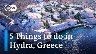 5 Things to do on the Island of Hydra Greece [upl. by Kazmirci792]