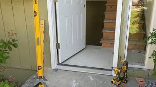 Jeld Wen Front Door Installation  Really crappy products and craftsmanship PART 1 [upl. by Longan]