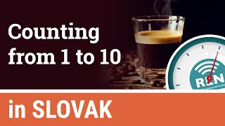 How to count from 1 to 10 in Slovak  One Minute Slovak Lesson 8 [upl. by Enajyram]