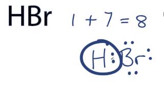 HBr Lewis Structure  How to Draw the Dot Structure for HBr [upl. by Eizdnil]